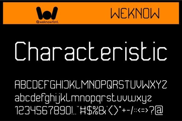 Characteristic: The Sci-Fi Display Font for Modern Branding