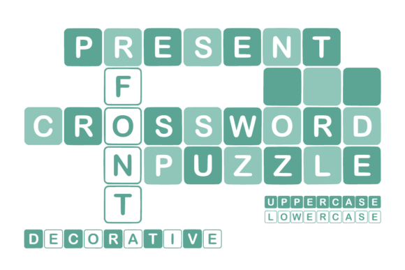 Crossword Puzzle: A Typeface for Playful Branding