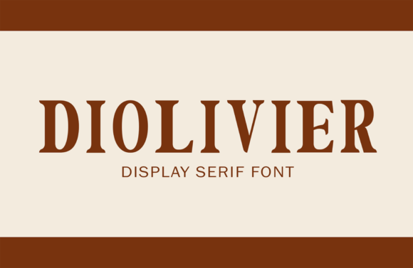 Diolivier: An Elegant Display Serif for Timeless Designs