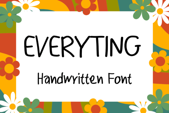 Everyting: A Handwritten Font for Projects with Personality