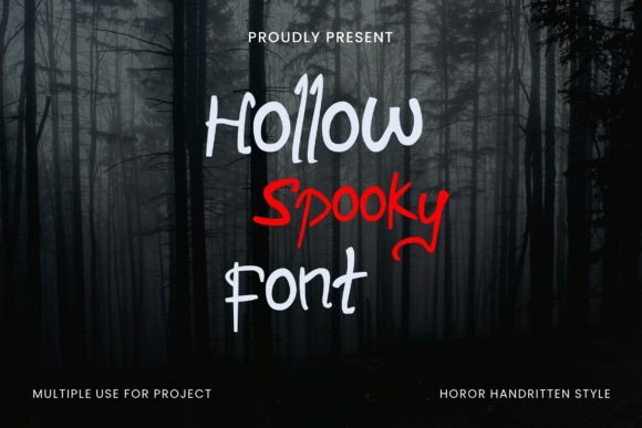 Hollow Spooky: A Typeface for the Season of Shadows