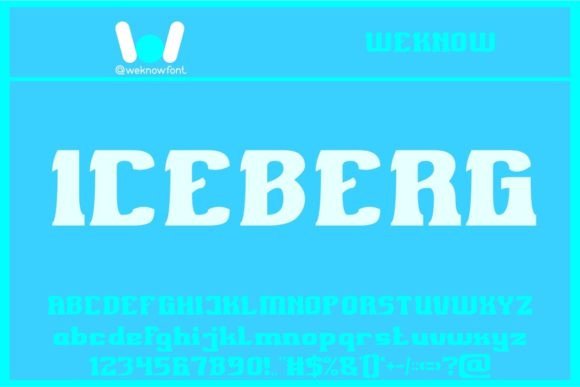 Iceberg: A Cool Slab Serif for Bold Branding