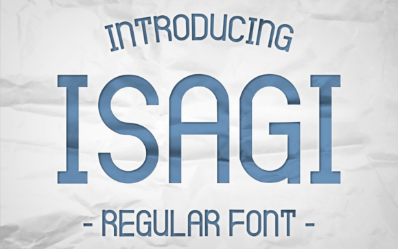 Isagi: Commanding Attention with Heroic Typography