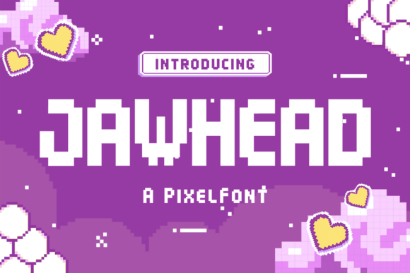 Jawhead: A Pixel Font for Modern Retro Design