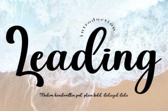 Leading: The Freestyle Handwritten Font for Authentic Design