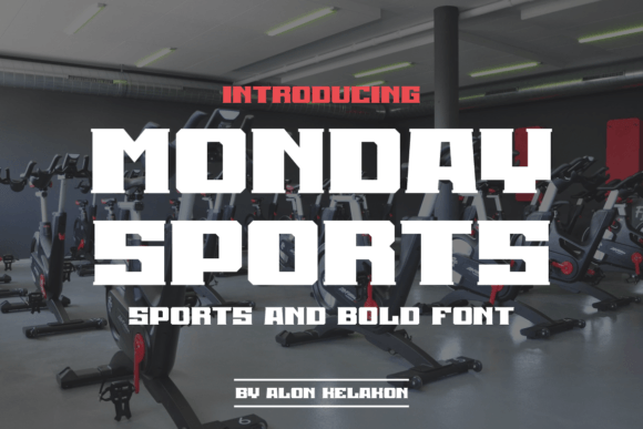 Monday Sports: A Bold Typeface for Dynamic Projects