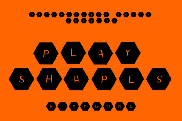 Play Shapes Hexagons: A Font That Brings Joy to Your Designs