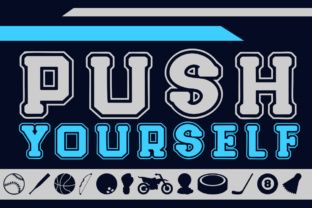Push Yourself: More Than Just a Font for Athletes