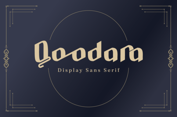 Qoodara: A Typeface for Bold, Modern Statements