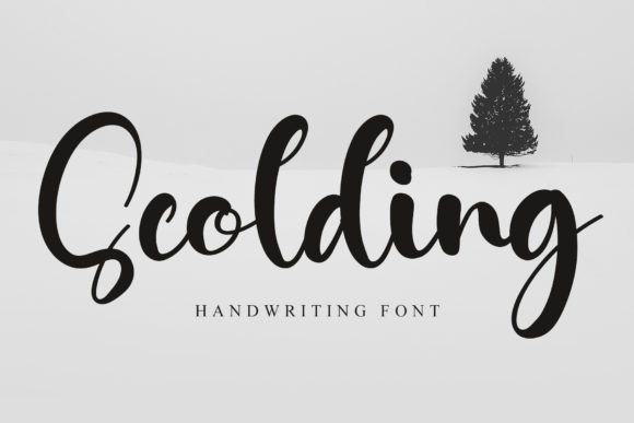 Scolding: A Font Built for Bold Impact
