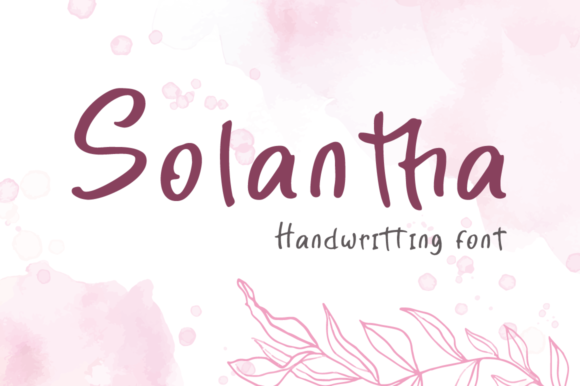 Solantha: A Script Font That Brings Warmth to Your Projects