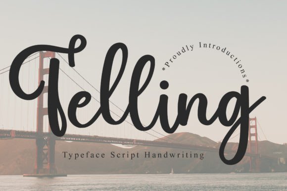 Telling: A Bold Typeface for High-Impact Design