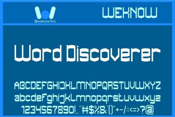 Word Discoverer: A Modern Sans Serif for Bold Brands